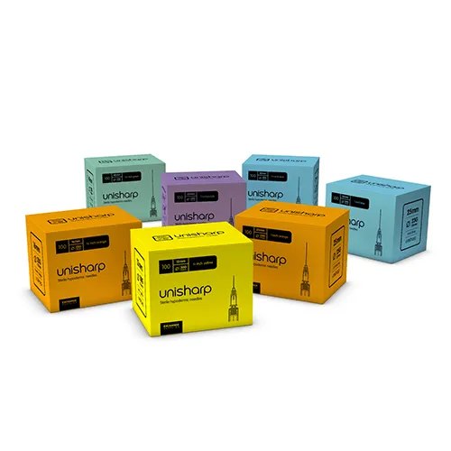 Unisharp Hypodermic Needles 25G sterile disposable needles
