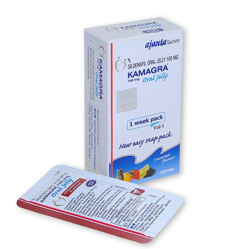 Kamagra Oral Jelly 100mg sildenafil ED treatment