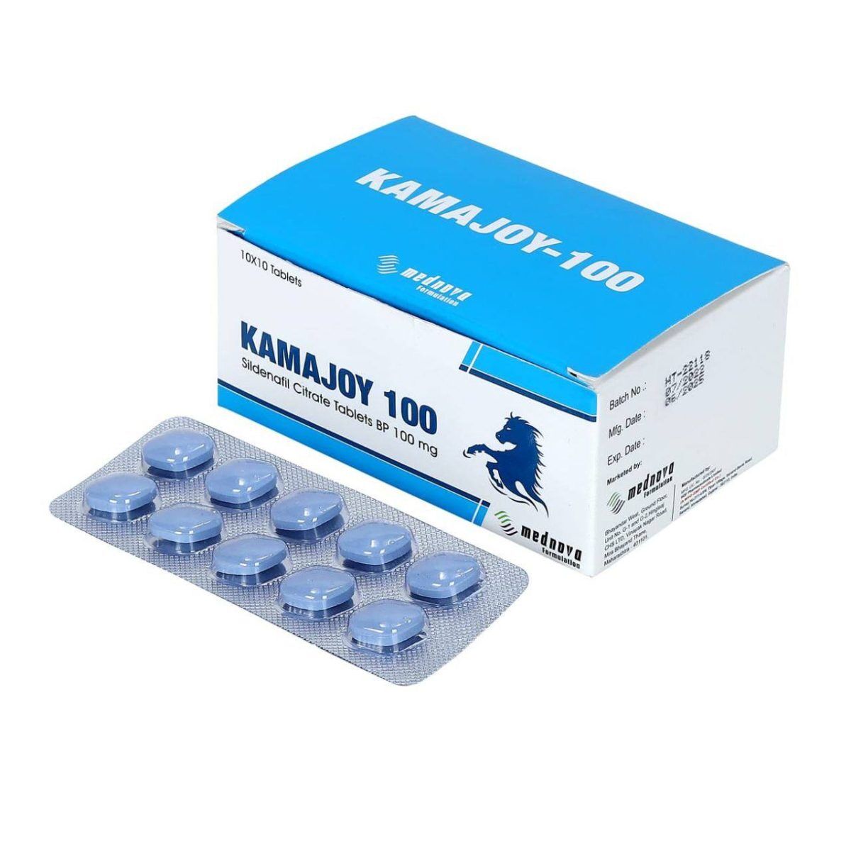 kamajoy100 Mednova Kamajoy 100mg tablet for erectile dysfunction